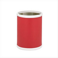 8 Qt. Round Waste Basket (Red)